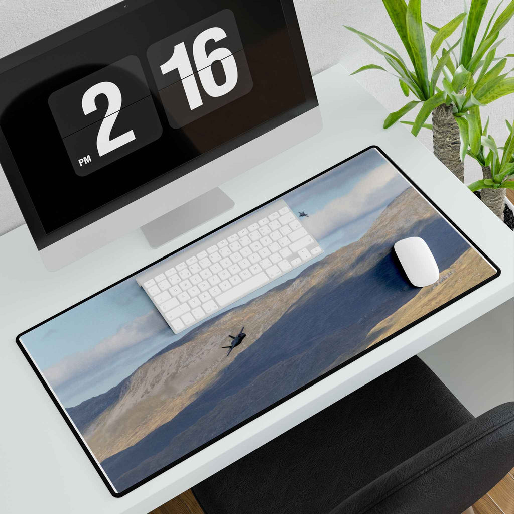 F35 Mach Loop Desk Mat