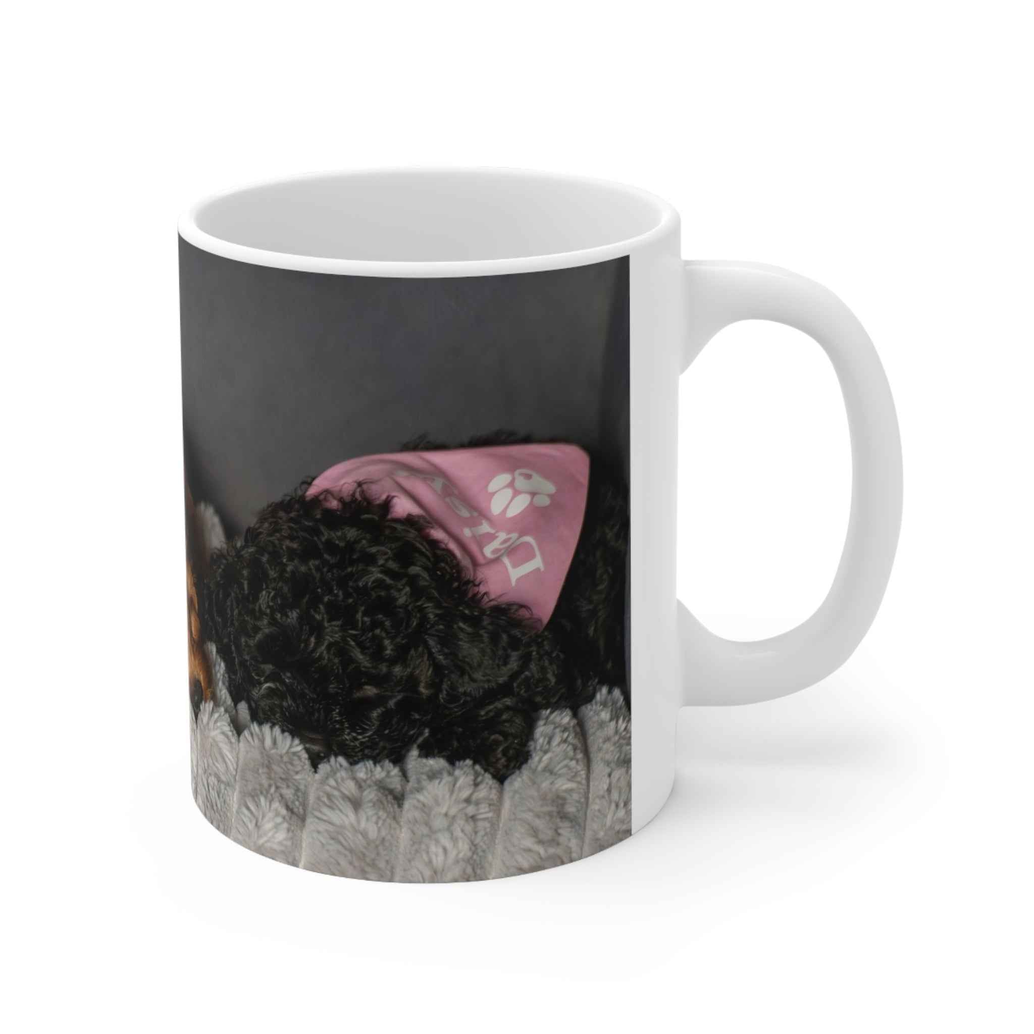 Sleeping Puppies Design Coffee Mug - 11oz & 15oz