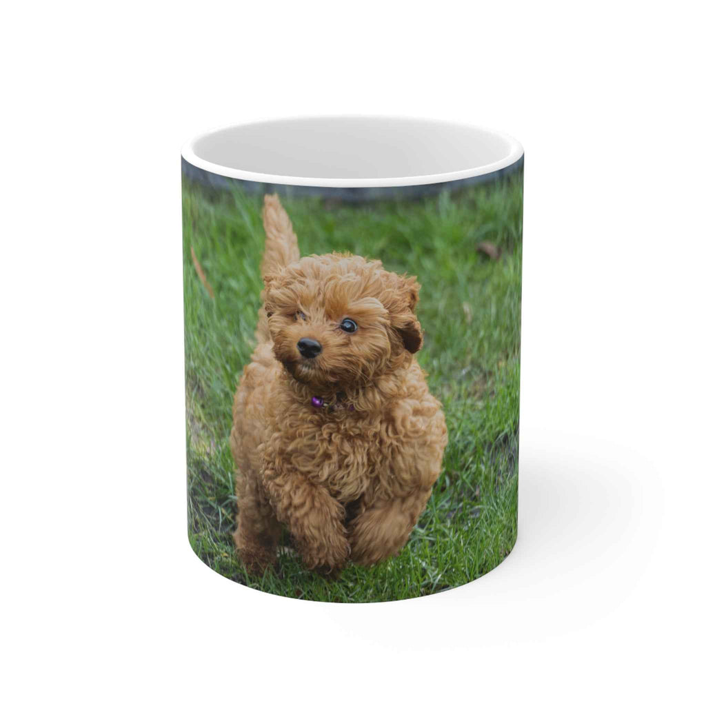 Nala the Puppy Running Cute Coffee Mug - 11oz & 15oz