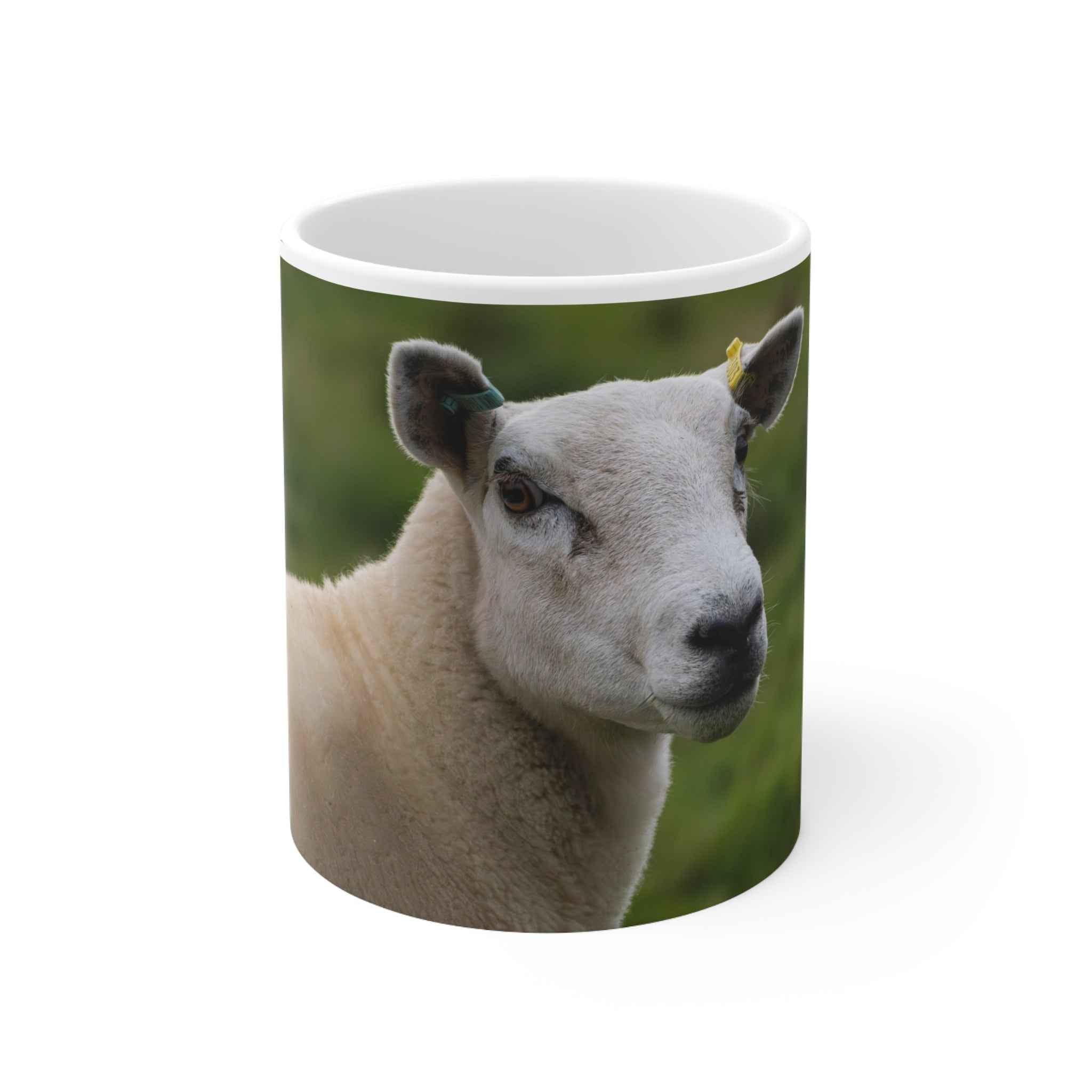 Lake District Sheep Photo Ceramic Mug - Cute Sheep Mug 11oz & 15oz