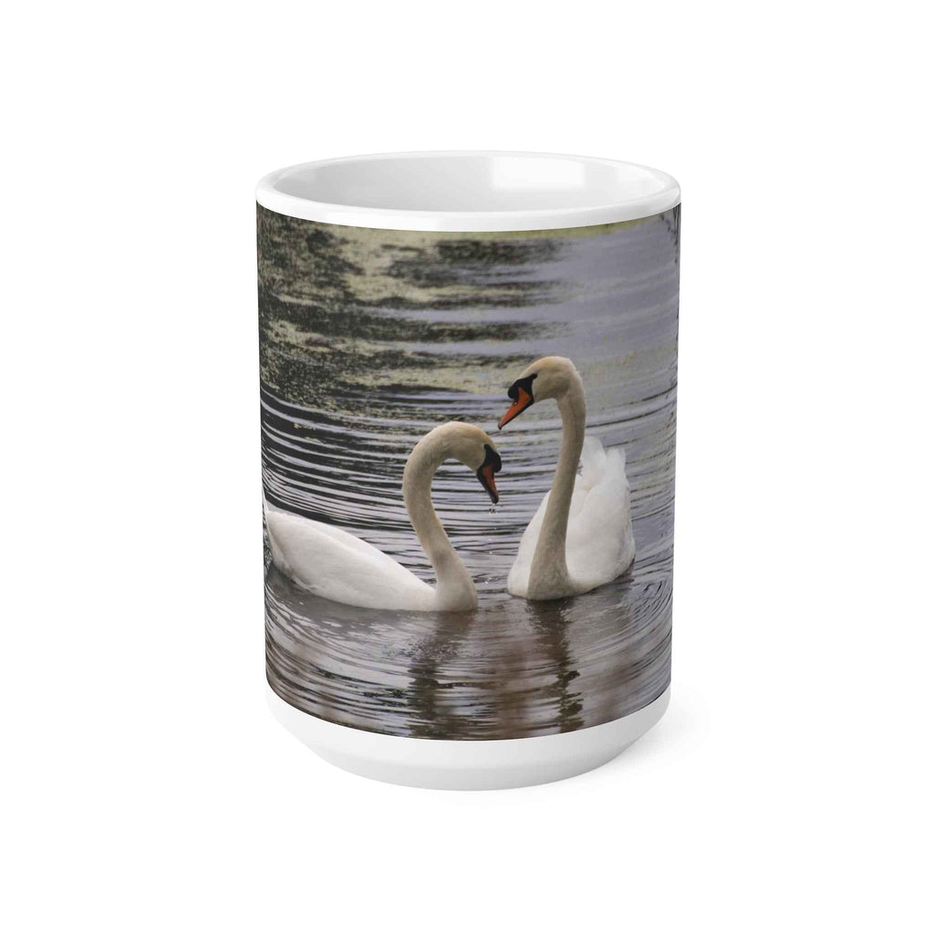 Swan Themed Ceramic Coffee Mug - 11oz & 15oz