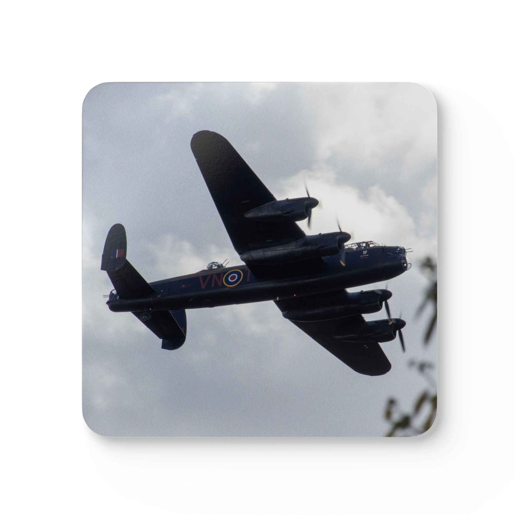 Lancaster Bomber Cork Coaster Set