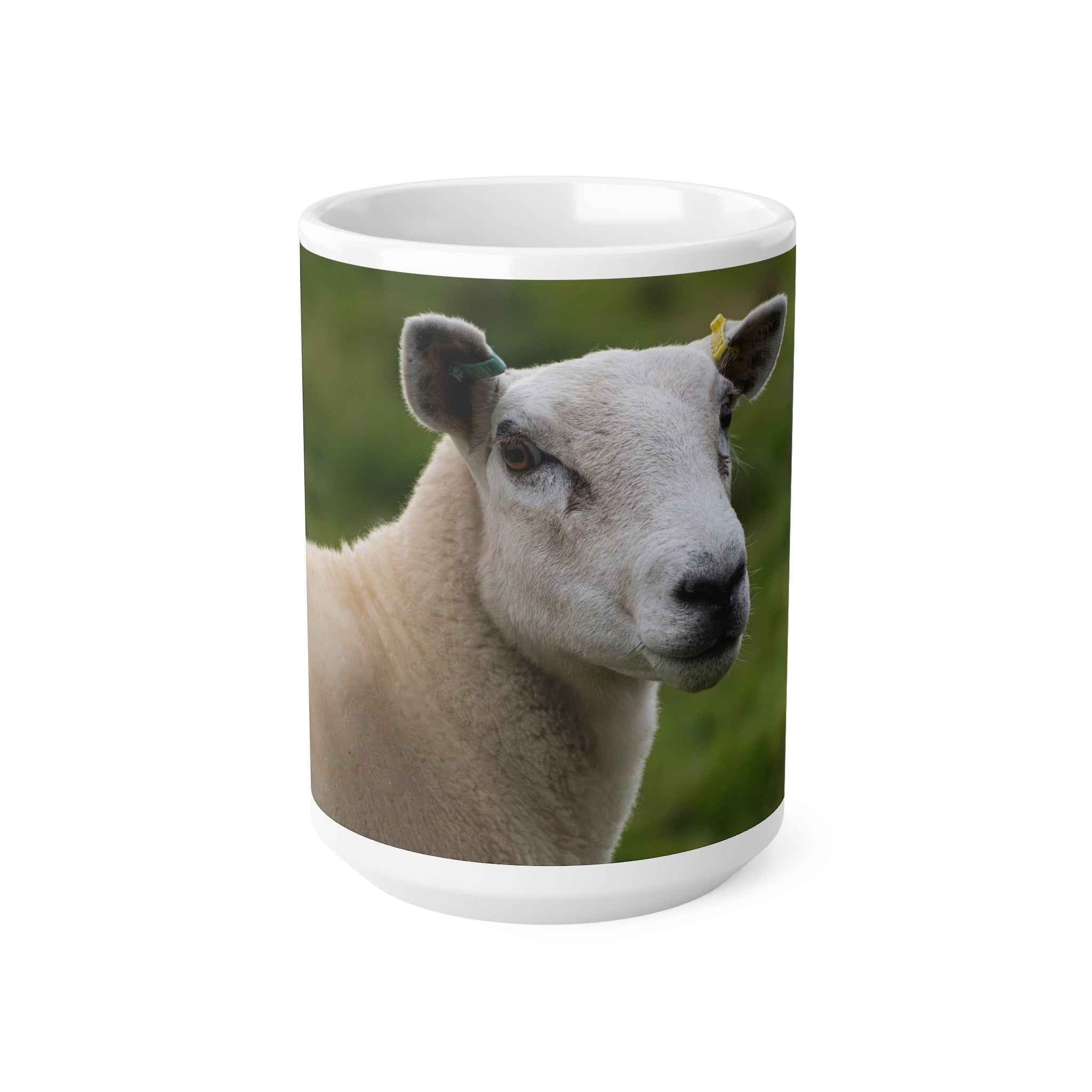 Lake District Sheep Photo Ceramic Mug - Cute Sheep Mug 11oz & 15oz
