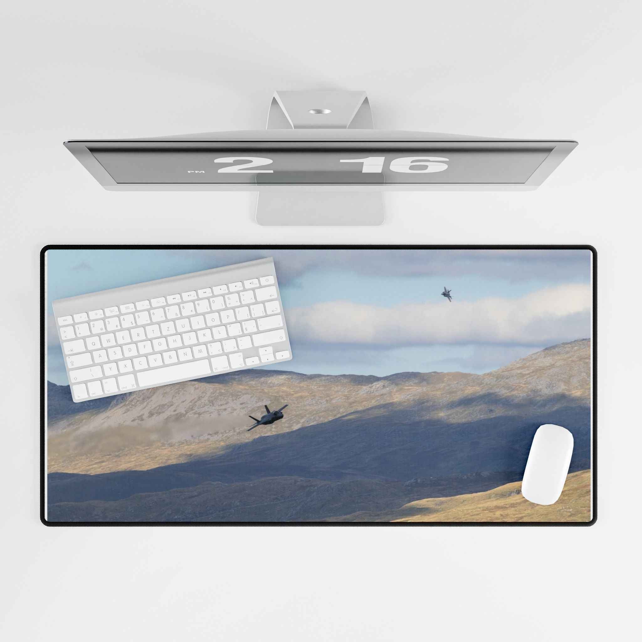 F35 Mach Loop Desk Mat