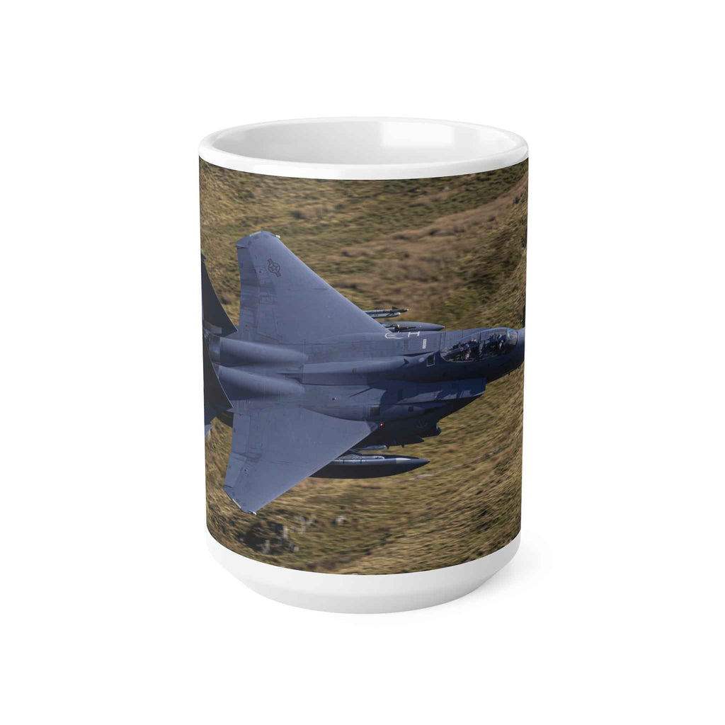 F-15 Fighter Jet Ceramic Coffee Mug – Aviation Photo 11oz & 15oz