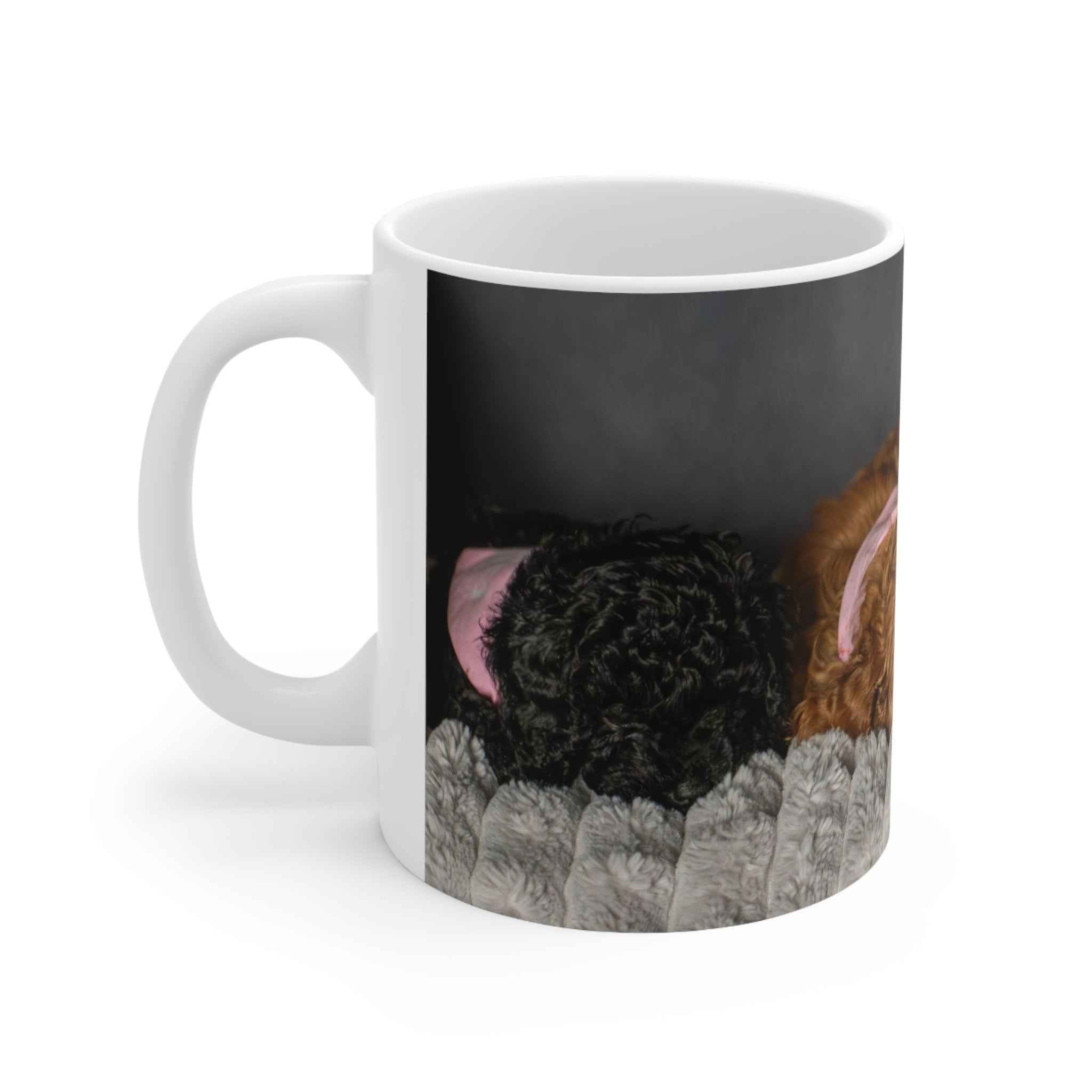 Sleeping Puppies Design Coffee Mug - 11oz & 15oz