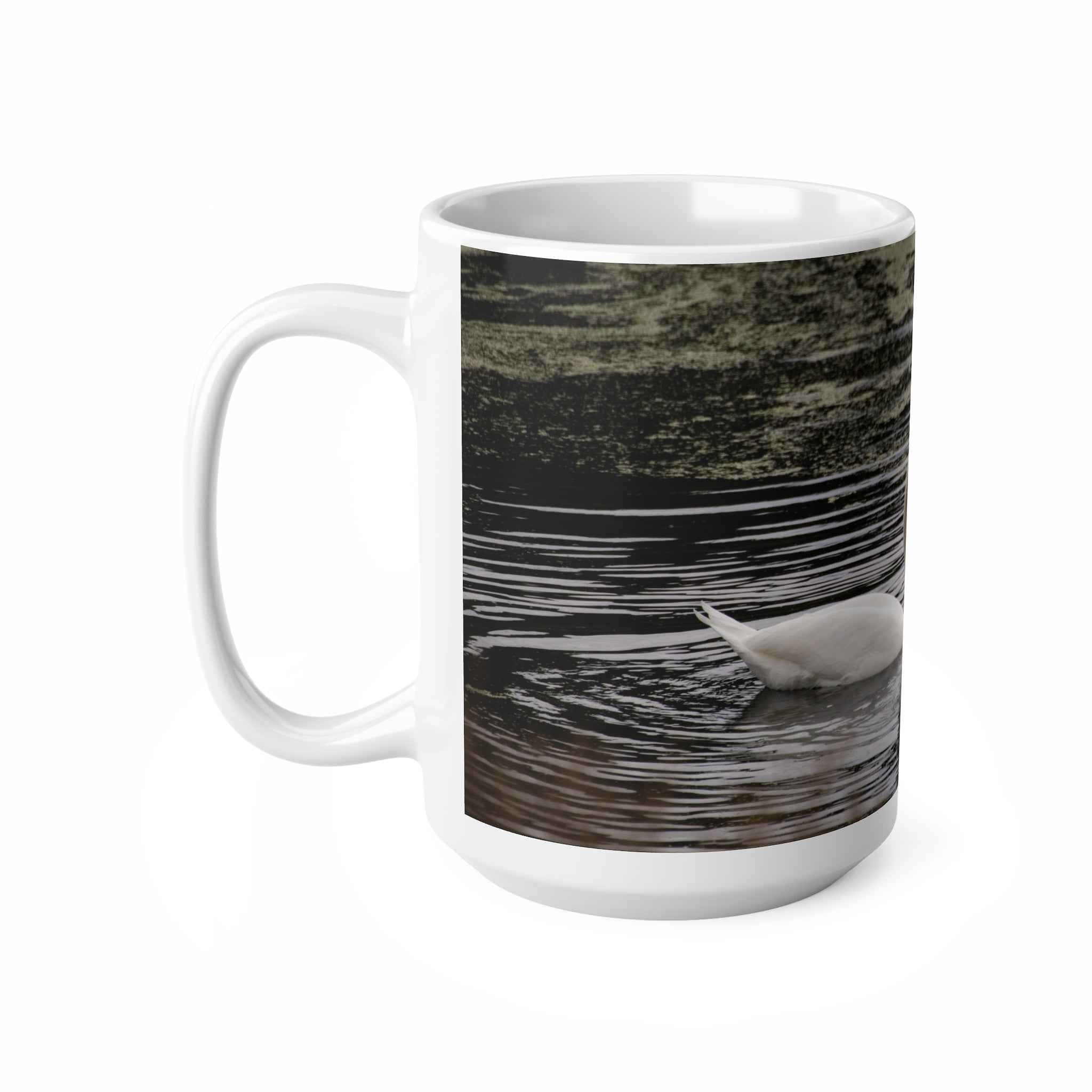 Swan Themed Ceramic Coffee Mug - 11oz & 15oz
