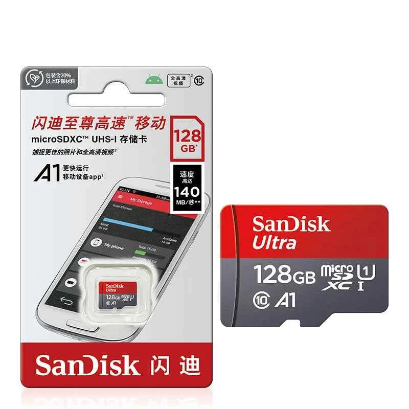 Official SanDisk Micro SD Card 256GB 128GB 64GB 32GB